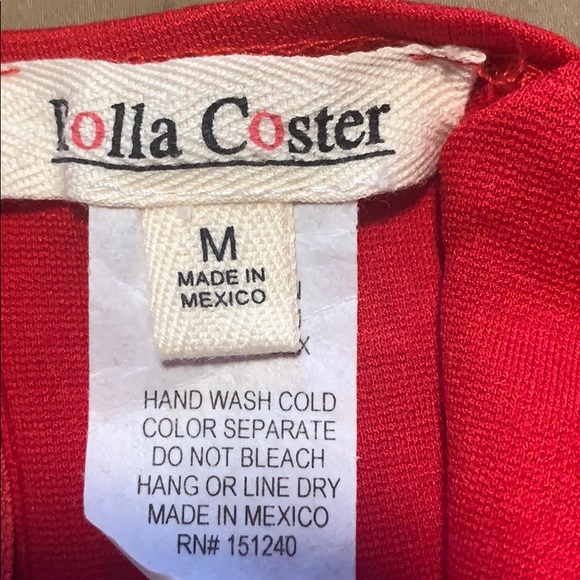 Slim Red Dress - Picture 4 of 4